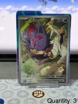 N's Zorua - 189 Sv: Scarlet & Violet Promo Cards Holo - Image 1