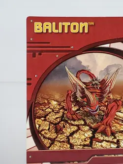 Bakugan Battle Brawlers Ability Card Red Baliton 2/4m Trap 2009 - Image 3
