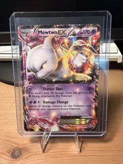 Mewtwo EX XY Black Star Promos XY107 Holo Promo Pokemon Card - Image 1
