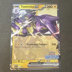 Toxtricity SVP215, NM, Illustration Contest 2024 Promo, Non-Holo, Pokemon Cards - Image 1