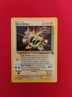Pokemon Card - Electabuzz (WB Movie Promo) - WoTC Promo Stamped #2 LP - Image 1