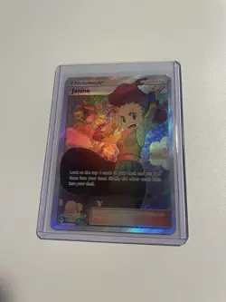 Pokemon Janine Unbroken Bonds Card 210/214 Ultra Rare Full Art SM Holo - Image 1