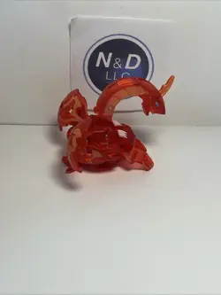 Bakugan Translucent Pyrus Apollonir 650G Red Battle Brawlers W/ Card RARE - Image 4