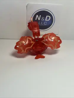 Bakugan Translucent Pyrus Apollonir 650G Red Battle Brawlers W/ Card RARE - Image 5
