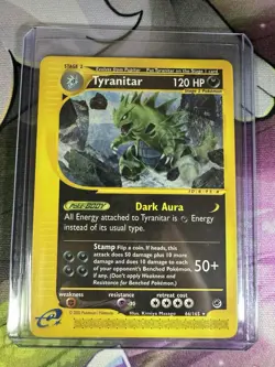 Pokemon Tyranitar Expedition Card 66/165 Rare Near Mint Condition Non Holo - Image 1