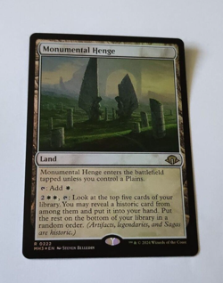 MtG Monumental Henge (MH3-0222) Rare Foil English MINT - Image 1