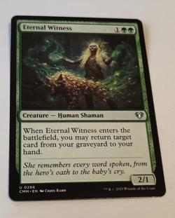 MtG Eternal Witness (CMM-0286) Uncommon English MINT - Image 1