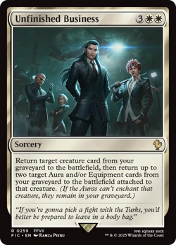 Unfinished Business - FIC #259 | NORMAL | NM | MTG - Image 1