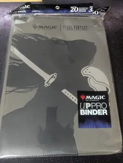 Ultra-Pro Final Fantasy Premium Zipper 9-Pocket Binder Sephiroth MTG - Image 1