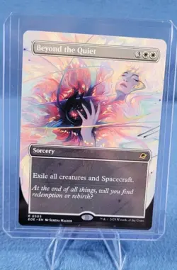 Mtg Beyond the Quiet (Borderless) Edge of Eternities Regular - Image 1
