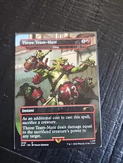 Throw Team-Mate - Fling (Borderless) Secret Lair Drop Regular - Image 1