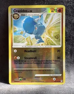 Cranidos 43/123 Mysterious Treasures Reverse Holo Pokemon TCG Heavily Played - Image 1