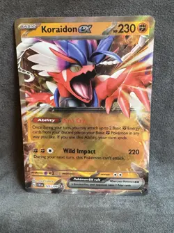 Koraidon ex 125/198 SV01: Scarlet & Violet Base Set Holo Pokemon TCG Near Mint - Image 1