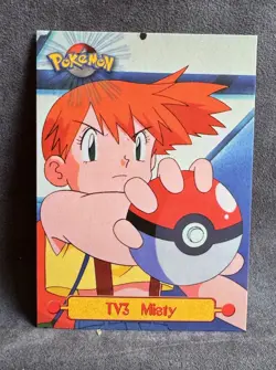 TV3 Misty - TV Animation Edition - Pokemon Topps Card Moderately Played - Image 1