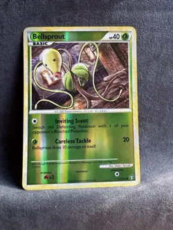 Bellsprout 57/102 Triumphant Reverse Holo Pokemon TCG Lightly Played - Image 1