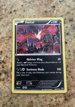 Yveltal 65/114 XY-Steam Siege Holo Pokemon TCG Near Mint - Image 1
