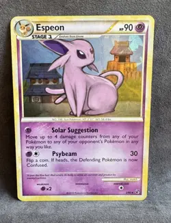 Espeon 2/90 Undaunted Cracked Ice Holo Pokemon TCG Near Mint - Image 1