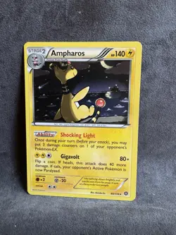 Ampharos 40/114 XY - Steam Siege Holo Pokemon TCG Moderately Played - Image 1