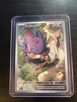 Pokemon TCG N's Zorua 189 Journey Together ETB Promo - Image 1
