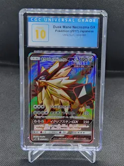 Pokemon Ultra Sun Dusk Mane Necrozma GX 068/066 CGC PRISTINE 10 - Image 1