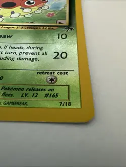 2001 Pokemon, Southern Islands, #7/18 Ledyba, Reverse Holo - Image 3