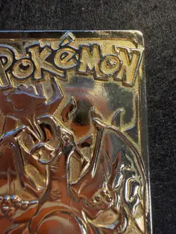 1999 Pokemon Charizard #6 24k Gold Plated Burger King Promo - Image 4
