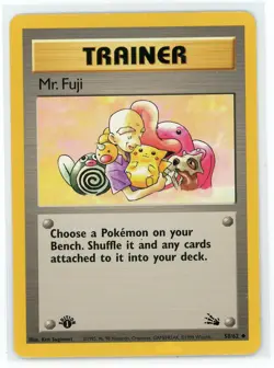 Pokemon TCG - Mr. Fuji 58/62 - Fossil - 1st Edition Uncommon - Image 1