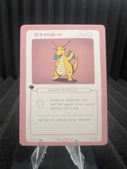 Droogin (Dragonite) 3/38 - 1st Edition Pokederp Second Print Fan Art - Pokemon - Image 1