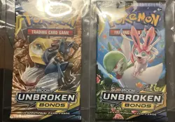 Bundle Of 2 Pokemon Unbroken Bonds Booster Packs. Factory Sealed. - Image 1