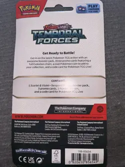 Pokemon TCG: Temporal Forces Blister Booster Packs Togekiss x1 & Baxcalibur x1 - Image 5