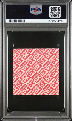 1998 AMADA POKEMON JPN SUPER DX STICKERS #D63 GENGAR PSA 7 - Image 2