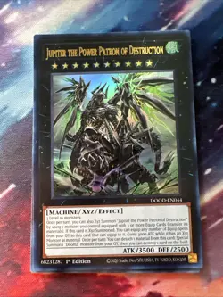 Jupiter the Power Patron of Destruction DOOD-EN044 Ultra Rare Yugioh 1st Edition - Image 1