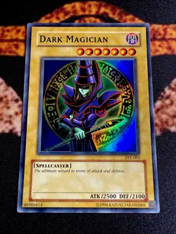 🔥 YUGIOH • DARK MAGICIAN • SUPER RARE • SYE-001 • UNLIMITED • NEAR MINT 🔥 - Image 2