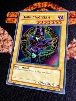 🔥 YUGIOH • DARK MAGICIAN • SUPER RARE • SYE-001 • UNLIMITED • NEAR MINT 🔥 - Image 3