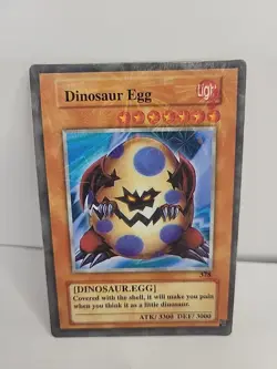 Yu-Gi-Oh! TCG Fake Card Poorly Translated Funny Holo - Ryu-Ran "Dinosaur Egg" - Image 1