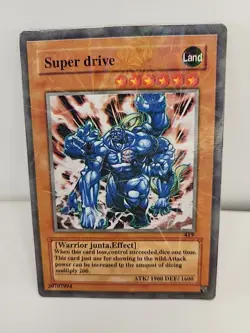 Yu-Gi-Oh! TCG Fake Card Poorly Translated Funny Holo - Maximum Six "Super Drive" - Image 1