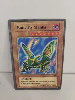 Yu-Gi-Oh! TCG Fake Card Poorly Translated Funny Holo Great Moth Butterfly Mantis - Image 1