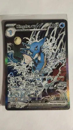 Pokemon TCG Kingdra EX Black Star Promo Card 131 Sir NM+ - Image 1