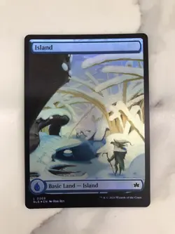 Island 269 Foil Extended Borderless MTG Magic the Gathering Card NM Mint BLB - Image 1