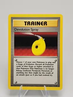 Pokemon Trainer Devolution Spray Card 72/102 Base Set Vintage 1999 Near Mint - Image 1