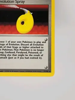 Pokemon Trainer Devolution Spray Card 72/102 Base Set Vintage 1999 Near Mint - Image 5