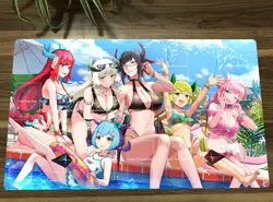 New Ygomat Playmat Dragonmaid Girls TCG OCG Trading Card Game Mat + Free Bag - Image 1