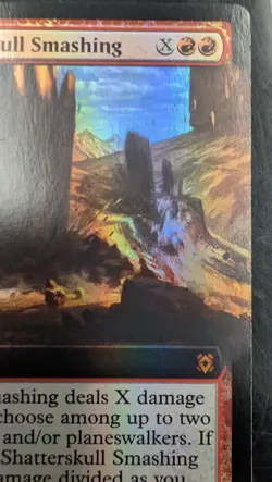 Shatterskull Smashing (Extended Art) Zendikar Rising Foil Magic Card - Image 4