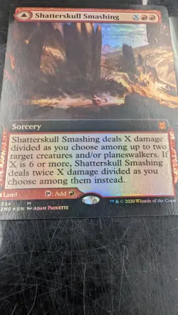 Shatterskull Smashing (Extended Art) Zendikar Rising Foil Magic Card - Image 5