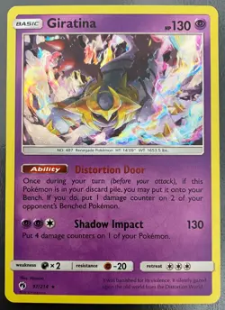 Giratina 97/214 Holo Rare Lost Thunder Set | LP | Pokemon Trading Card TCG - Image 1