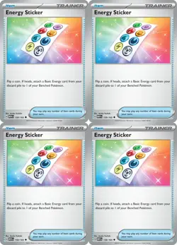 Energy Sticker - 159/165 - Pokemon 151 - Trainer Card Set - Playset 4x - Image 1