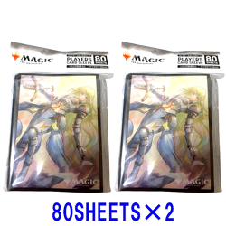 MTG Serra Angel Card Sleeve 30th Anniversary History Promo 80 Pack Protecktor x2 - Image 1