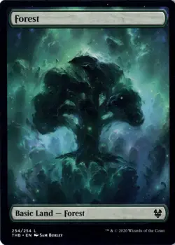 Forest NM/M* FULL ART Theros Beyond Death ENGLISH 254/254 mtg -UnltdCards - Image 1