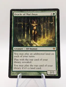 Magic the Gathering | Oracle of Mul Daya | Non Foil Zendikar | LP - Image 1