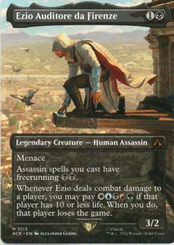 MTG: Assassin's Creed: Borderless Ezio Auditore da Firenze: LP Condition - Image 1